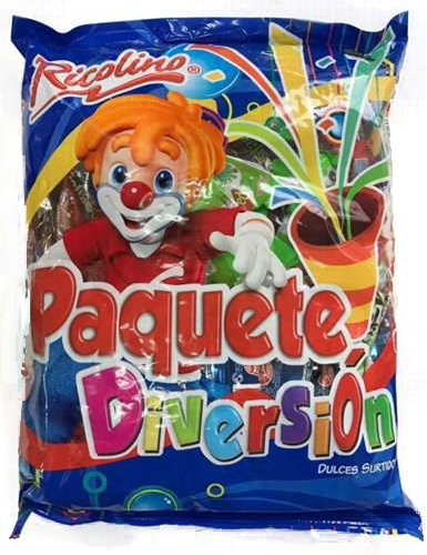 Ricolino Paquete Diversión — 120 piezas