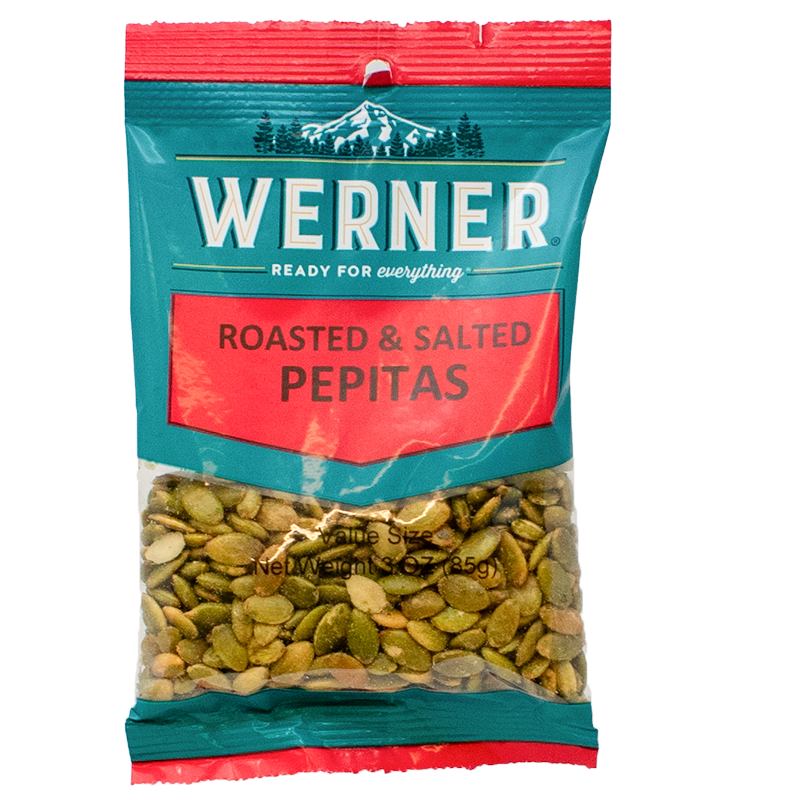 Werner pepitas tostadas con sal — 3 oz