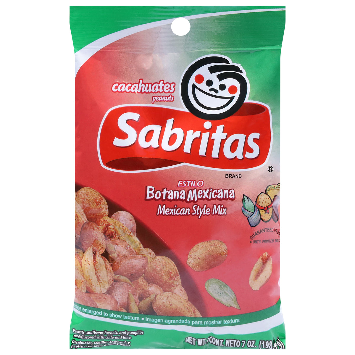 Sabritas Mexican Style Mix Cacahuates 7 oz