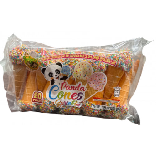 Safari Candies Panda Cones Sprinkles 20ct 7.05oz