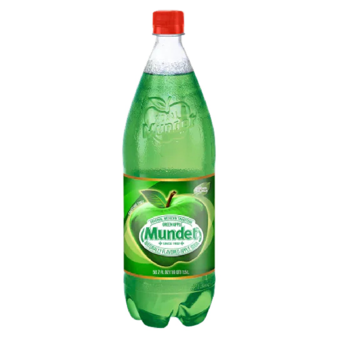 Sidral Mundet Green Apple Soda — 50.7 Oz