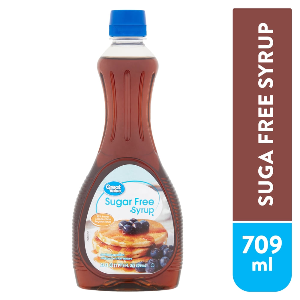 Great Value Sugar Free Syrup — 709 ml (24 fl oz)