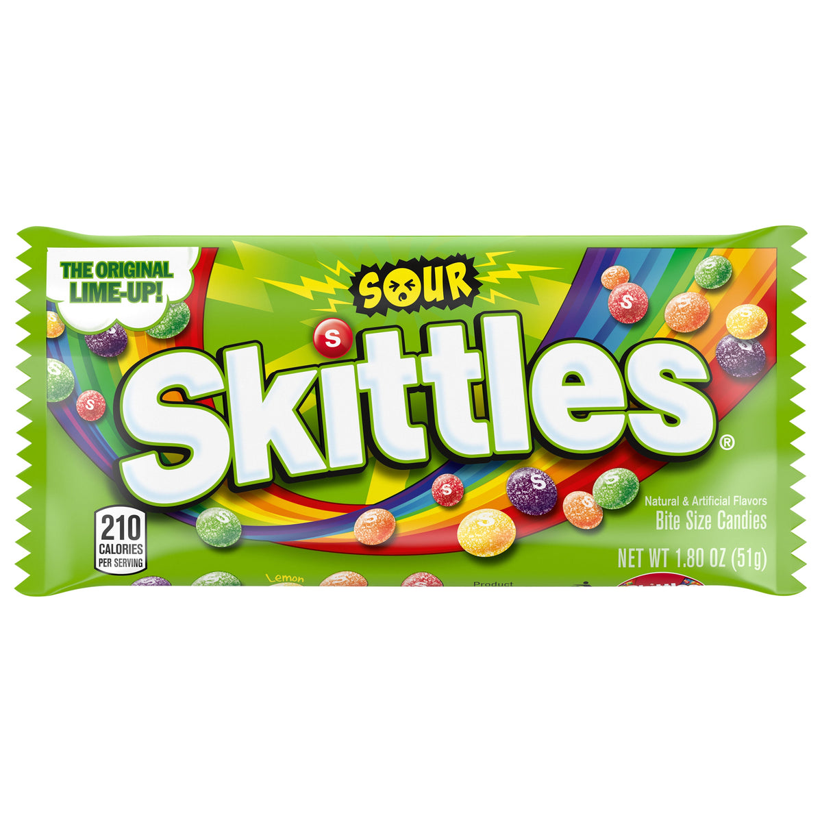Skittles Sour Dulce Single Pack, 1.8 ounce
