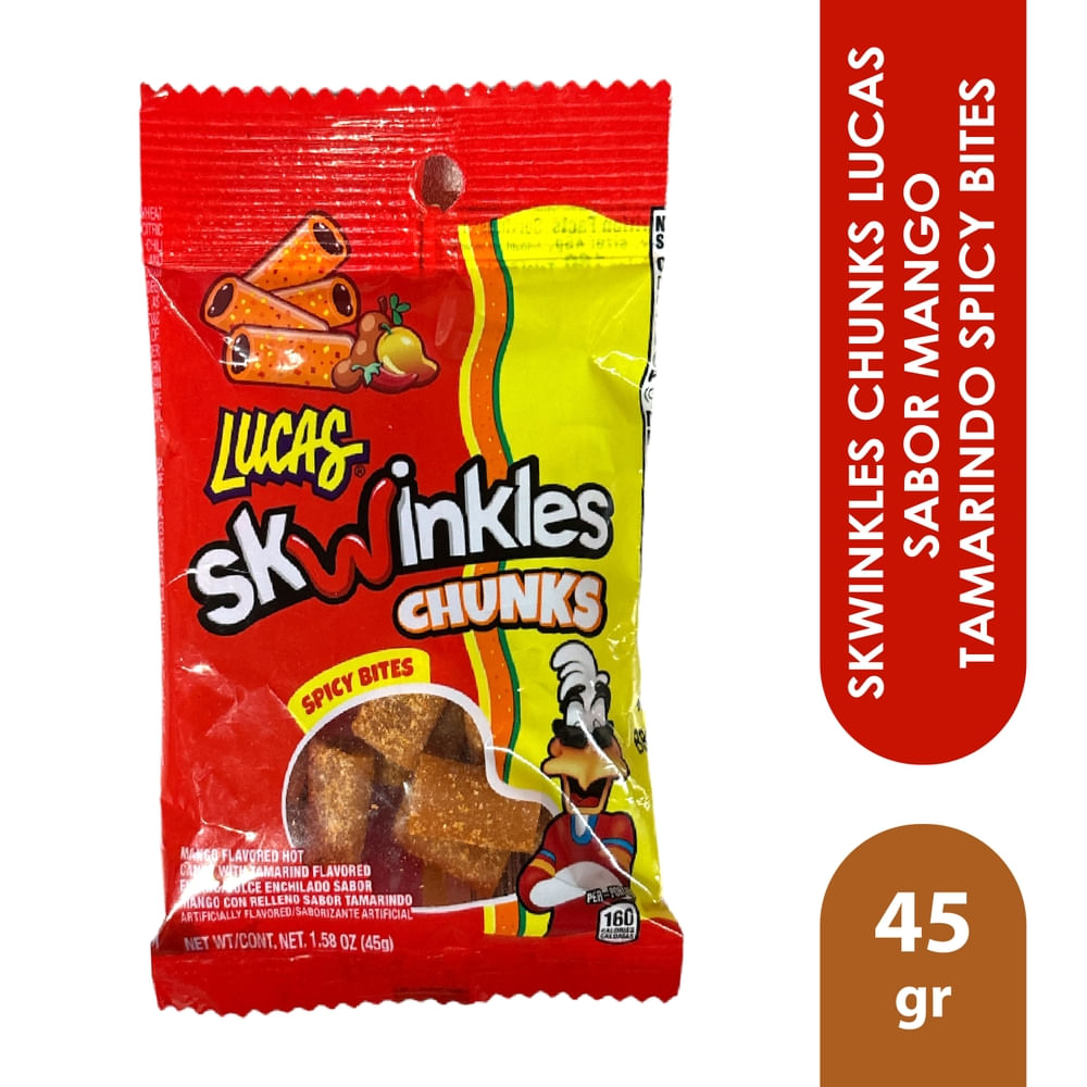 Lucas Skwinkles Chunks Mango Tamarindo — 45 g