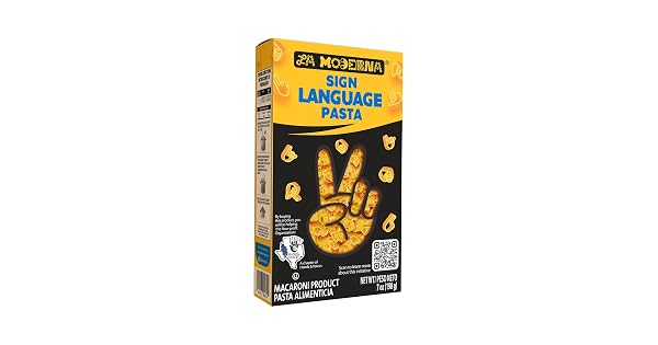 La Moderna pasta figuras de lengua de señas — 7 oz