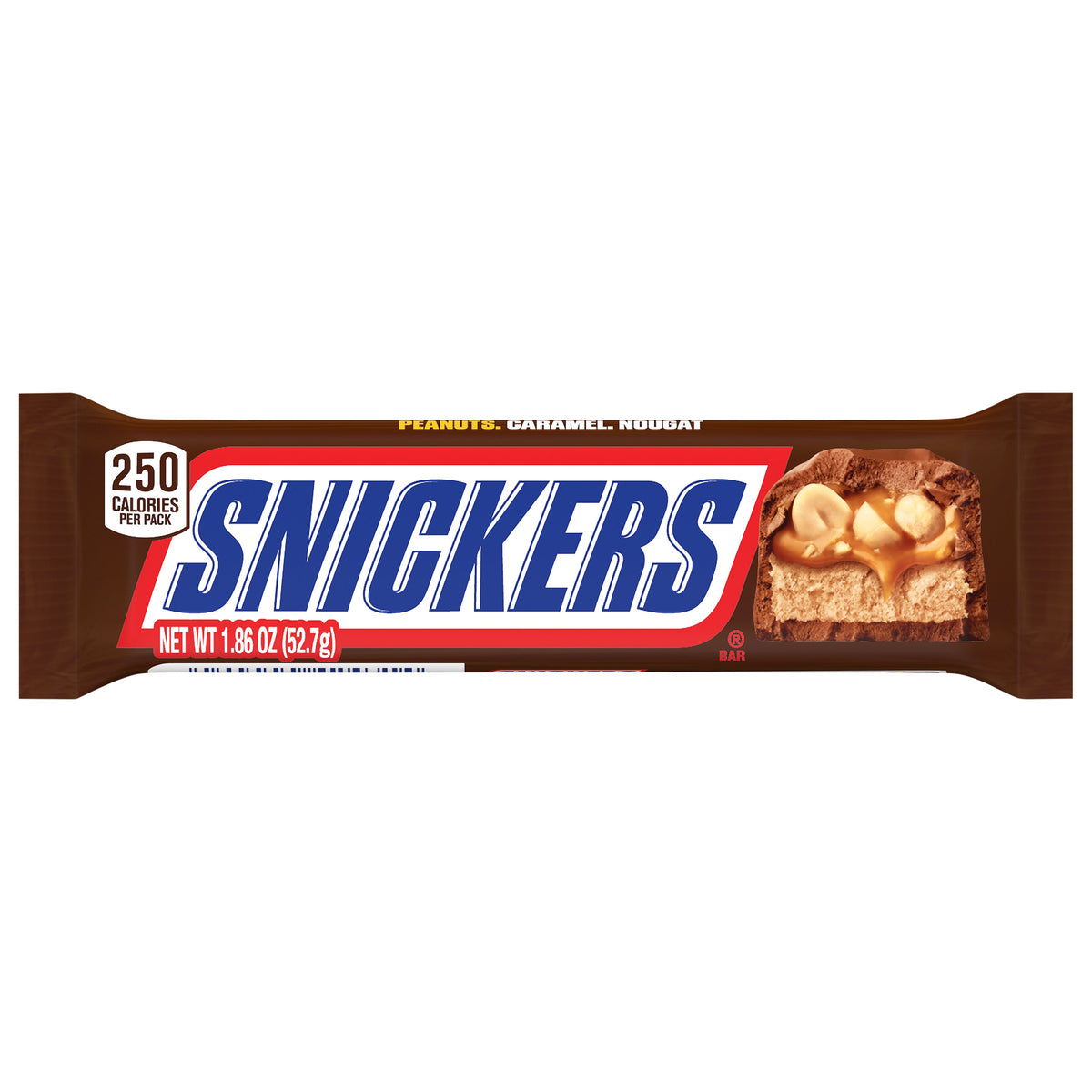 SNICKERS Full Size Chocolate Dulce Bar, 1.86 oz Bar