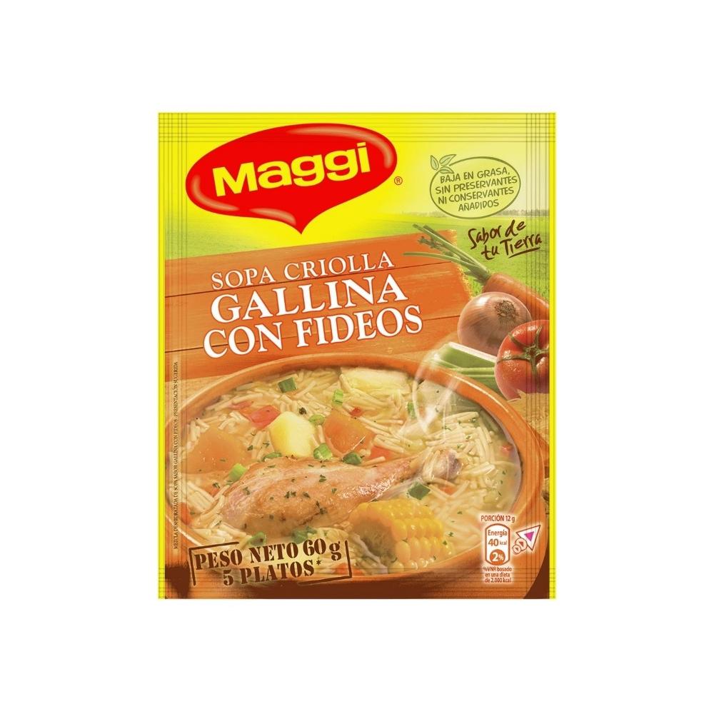 Maggi Sopa Criolla de Gallina con Fideos — 60 g