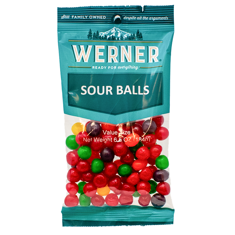 Werner caramelos Sour Balls — 6.5 oz