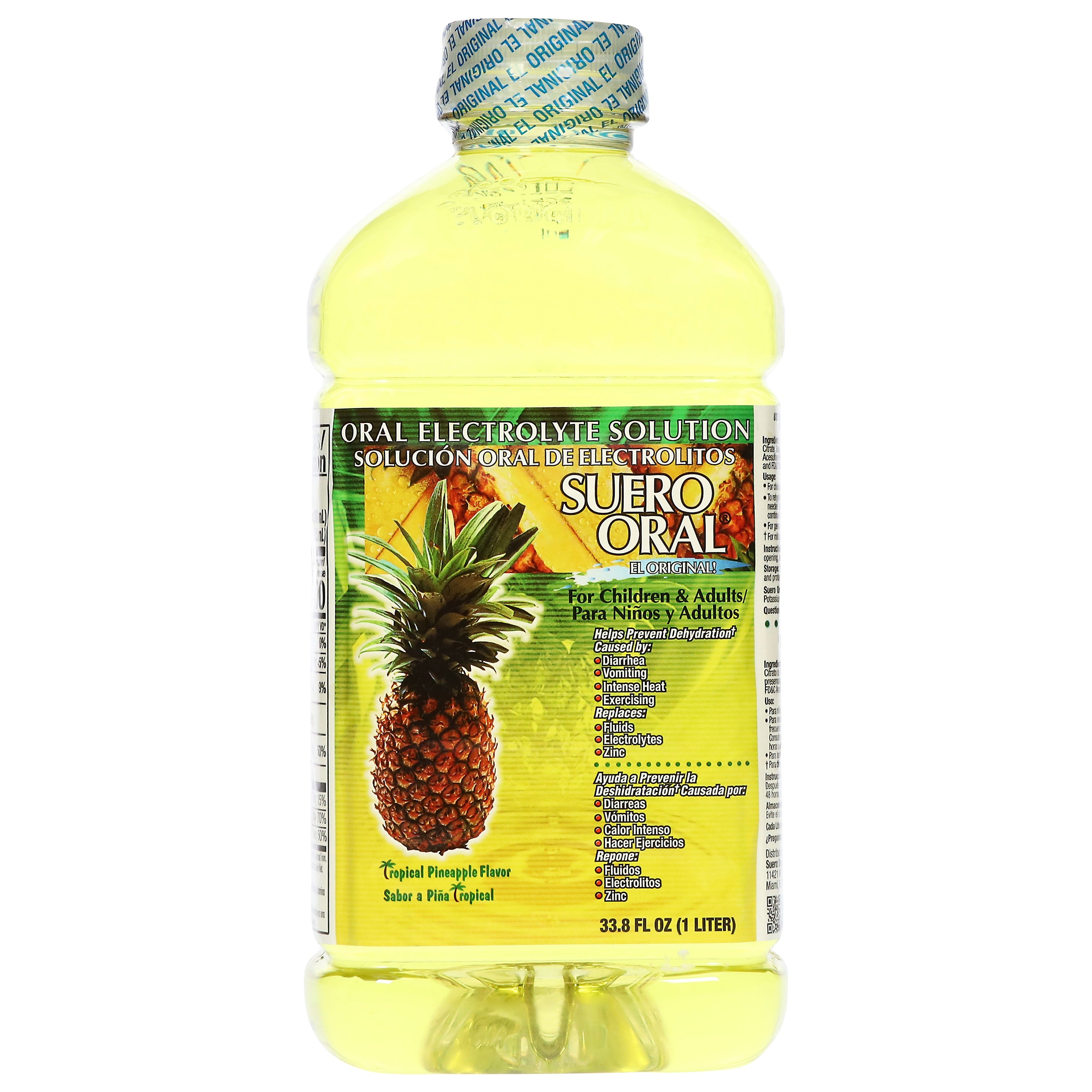 Suero Oral Bebida con electrolitos sabor piña — 1 L
