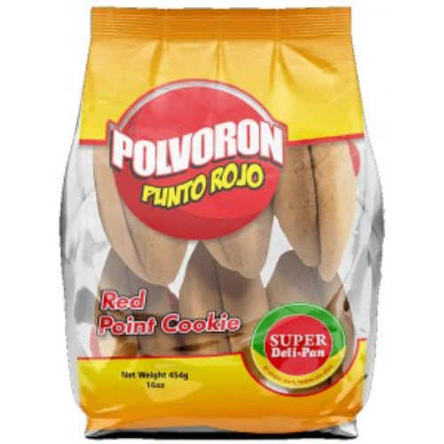 Super Deli Pan Polvoron Punto Rojo Cookies 16oz