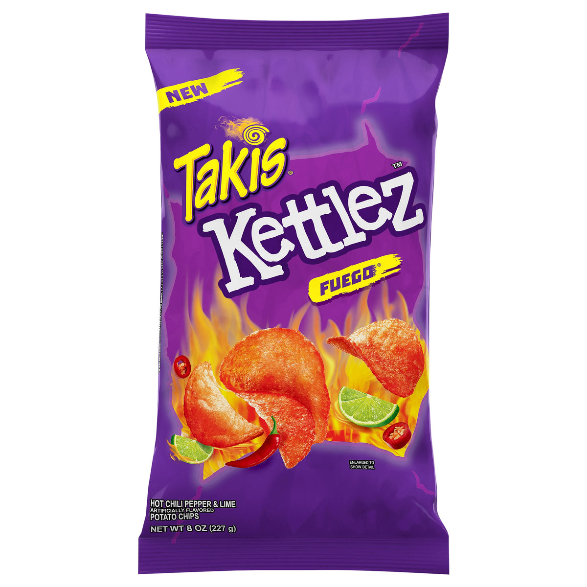 Takis Kettlez Fuego Papas fritas 8 oz