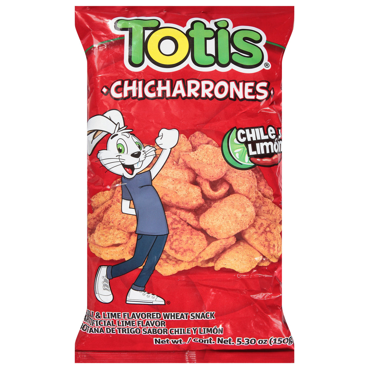 Totis Chile y limón Flavored Chicharrones 5.30 oz