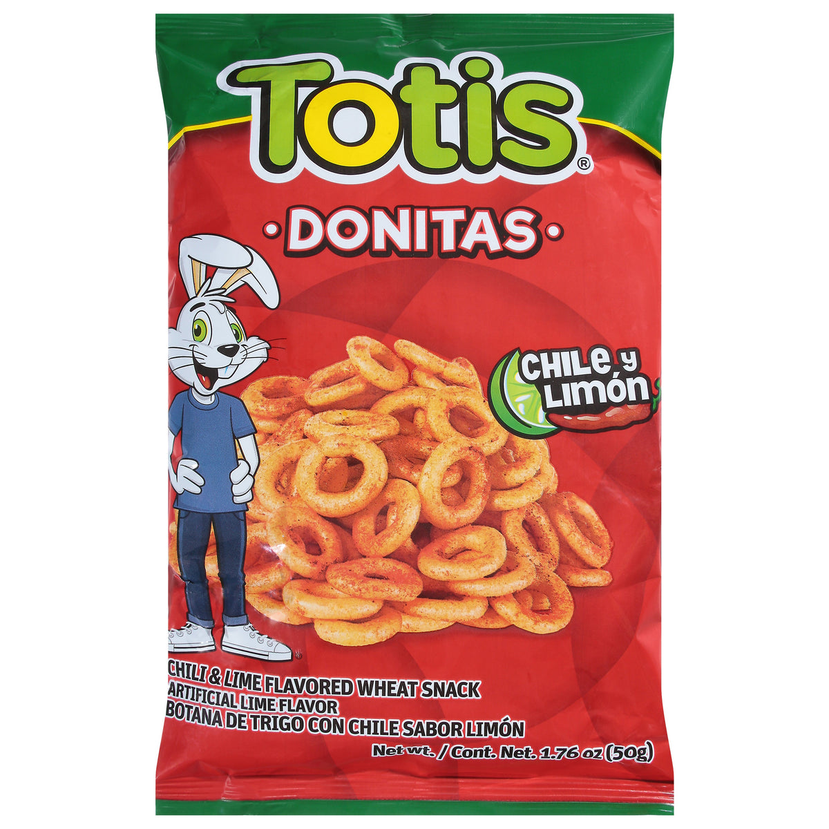 Totis Chile y limón Flavored Wheat Snack 1.76 oz