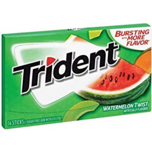 Trident Gum 14 Sticks Watermelon Twist