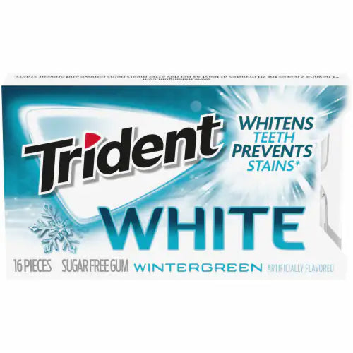 Trident Gum 16pc White Wintergreen