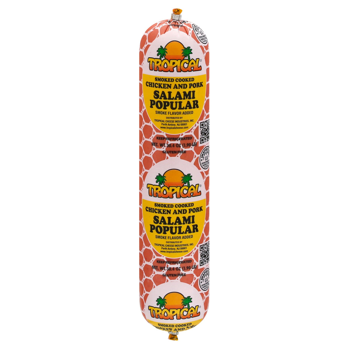 Tropical Popular Salami de pollo y cerdo Popular 30.4 oz