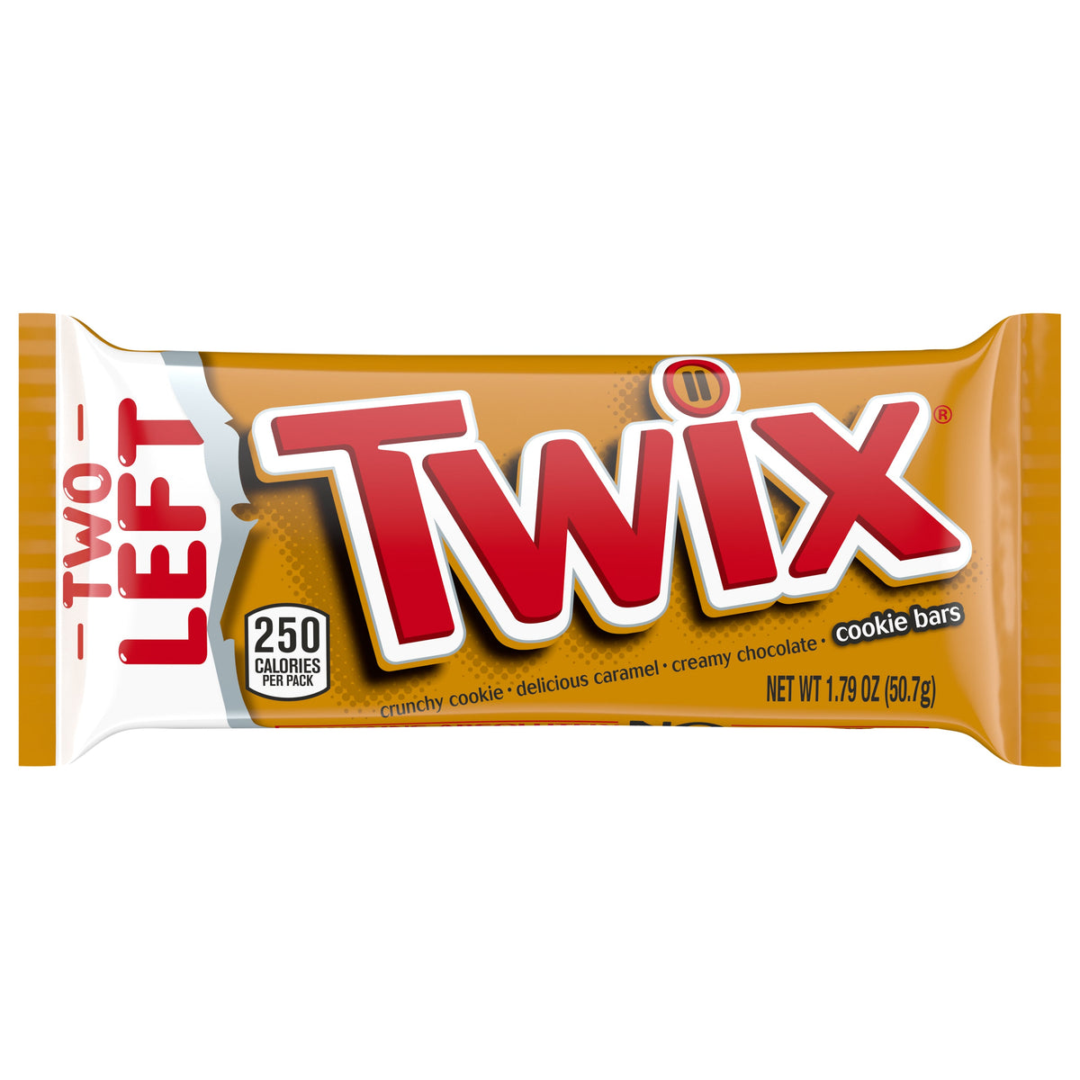 TWIX Full Size Caramel Chocolate Galleta Dulce Bar, 1.79 oz Bar