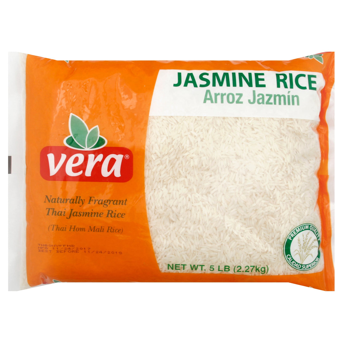Vera Arroz jazmín — 5 lb