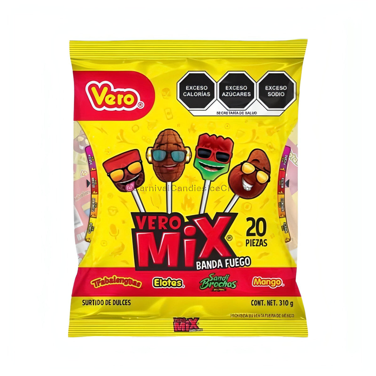 Vero Mix Banda Fuego — 20 piezas