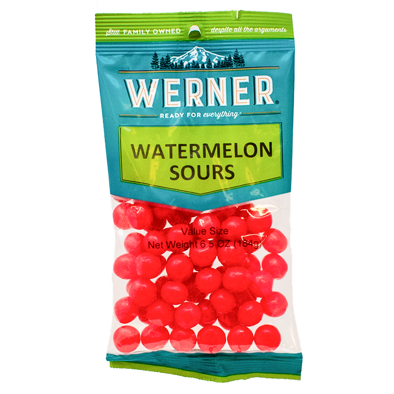 Werner dulces ácidos de sandía — 6.5 oz