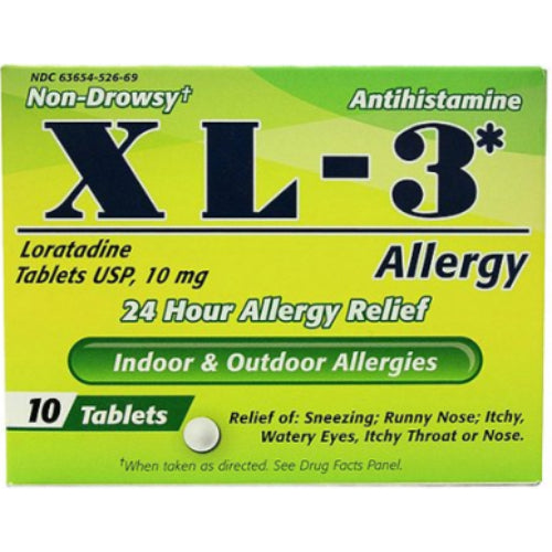 XL-3 ALLERGY — 10 tablets