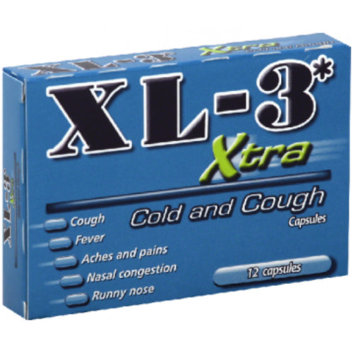 XL-3 Cold And Cough Capsules — 12
