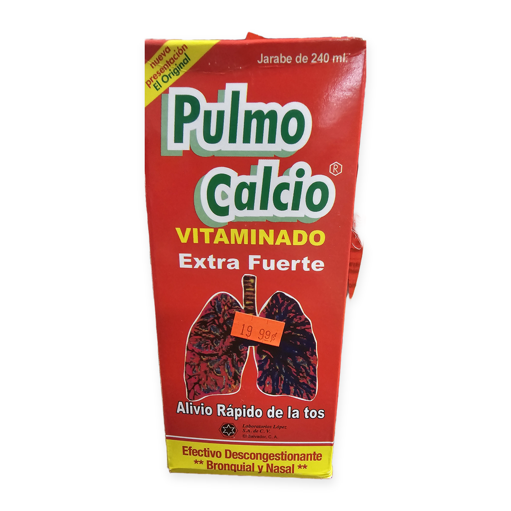 Pulmo Calcio Vitaminado Extra Fuerte — 240 mL