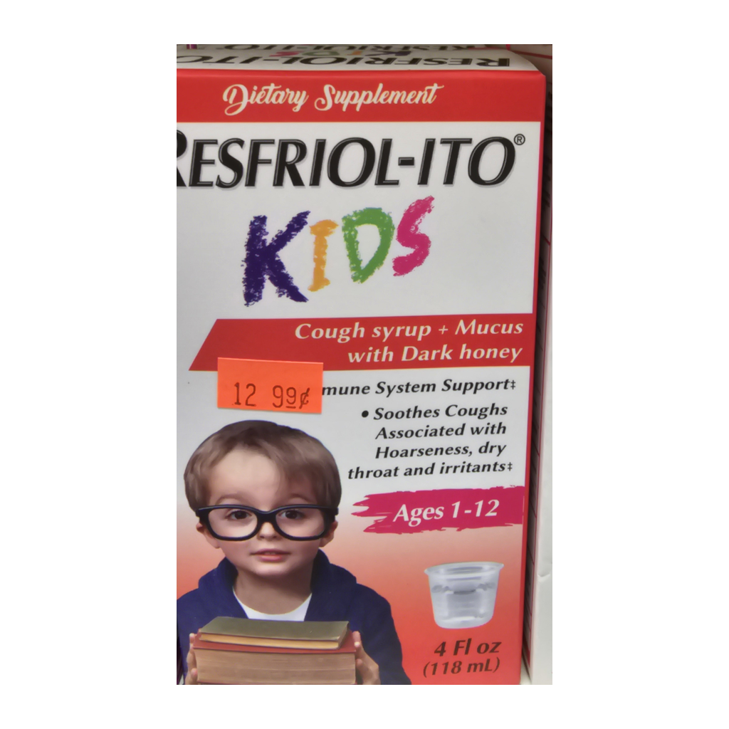 Resfriol-Ito Kids Jarabe con Miel — 118 mL