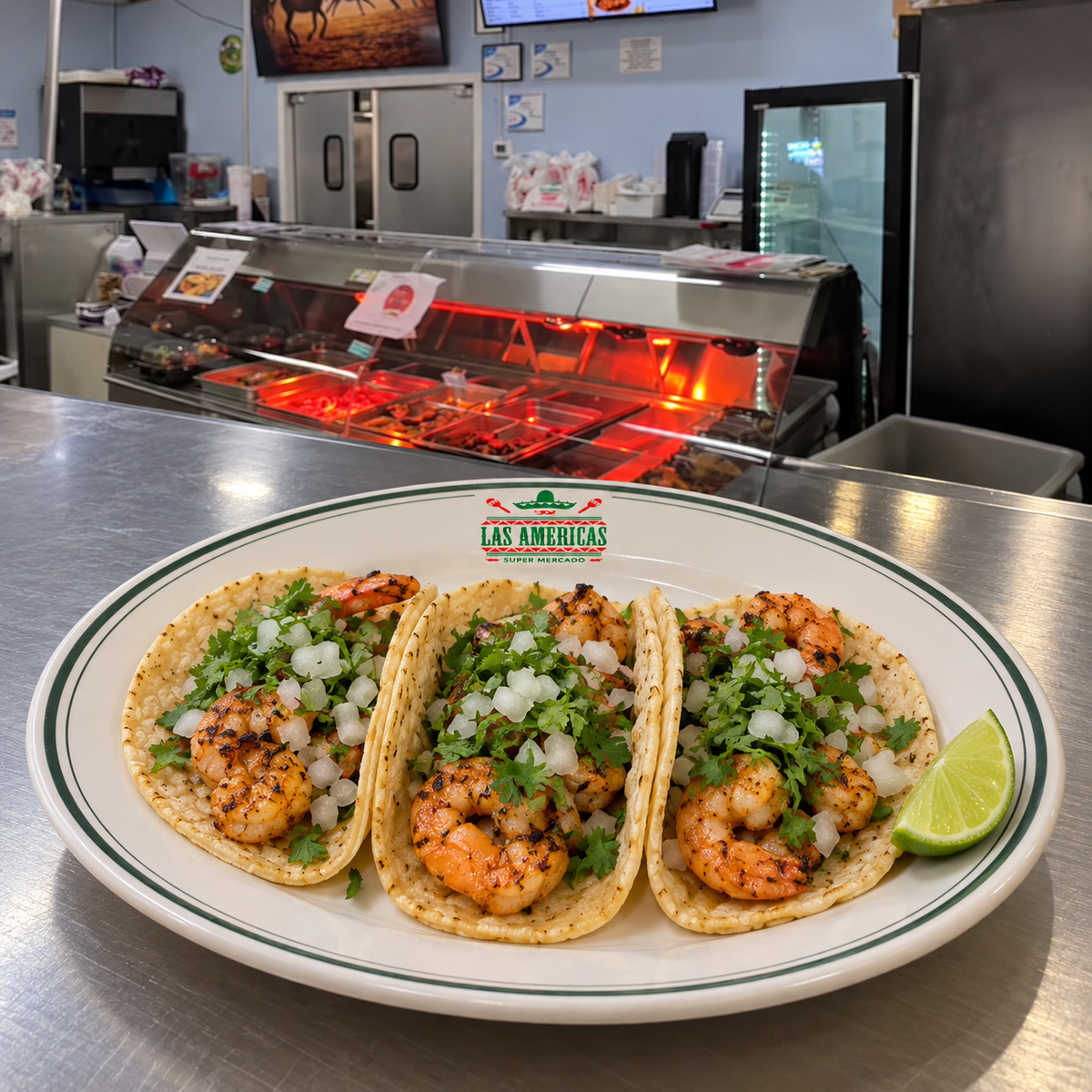 3 tacos de camaron — imagen ilustrativa creada con IA