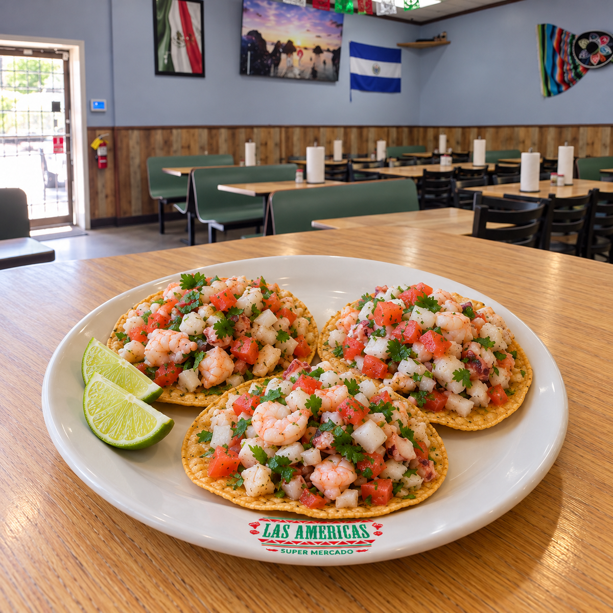 3 tostadas de ceviche — imagen ilustrativa creada con IA