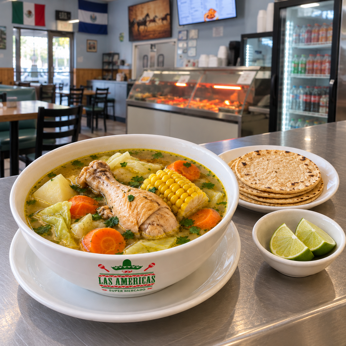 Caldo de pollo — imagen ilustrativa creada con IA