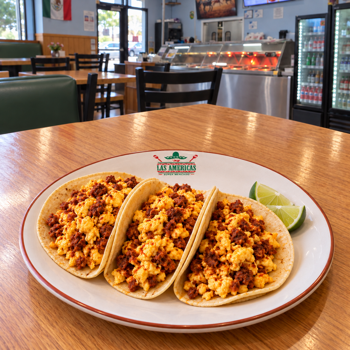 Tacos de desayuno — imagen ilustrativa creada con IA