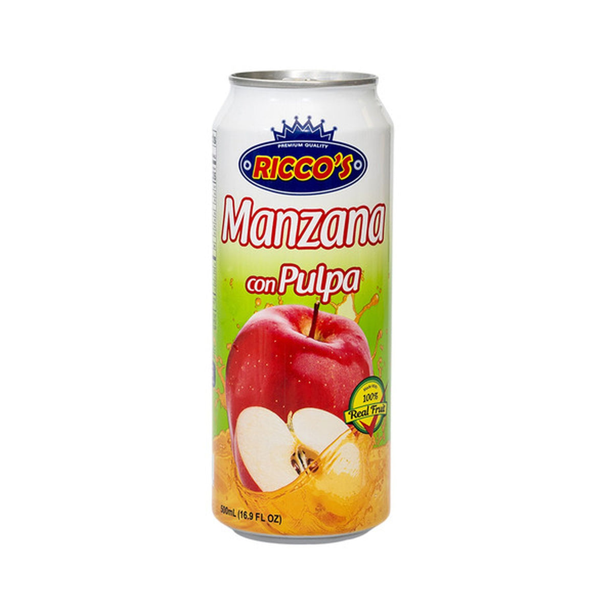 Ricco's Bebida de manzana con pulpa 500 ml UPC 890237007923