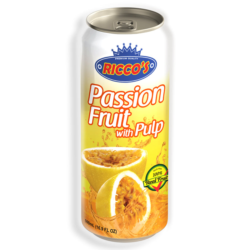 Ricco's Bebida de maracuya con pulpa 500 ml UPC 890237006131