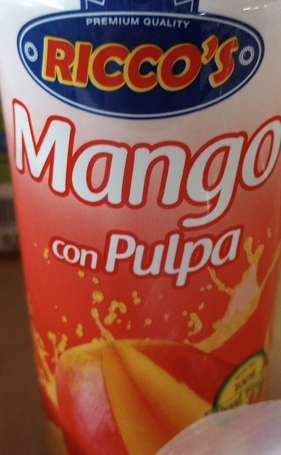 Riccos bebida de mango con pulpa