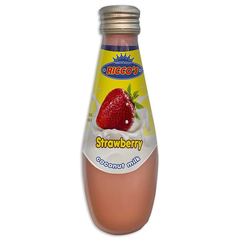 Riccos leche de coco con fresa 290 ml