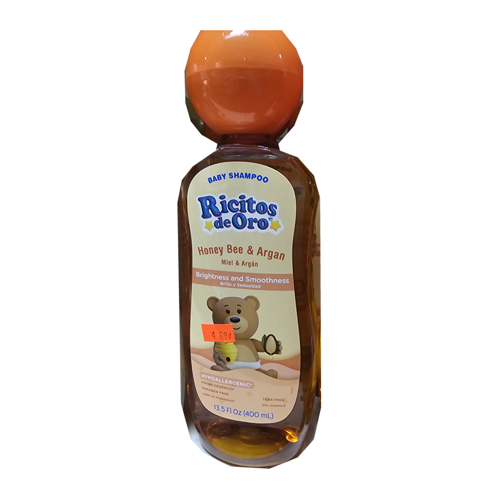 Ricitos de Oro Shampoo Miel y Argán — 400 mL