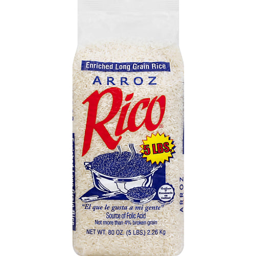 Rico Arroz de grano largo — 5 lb