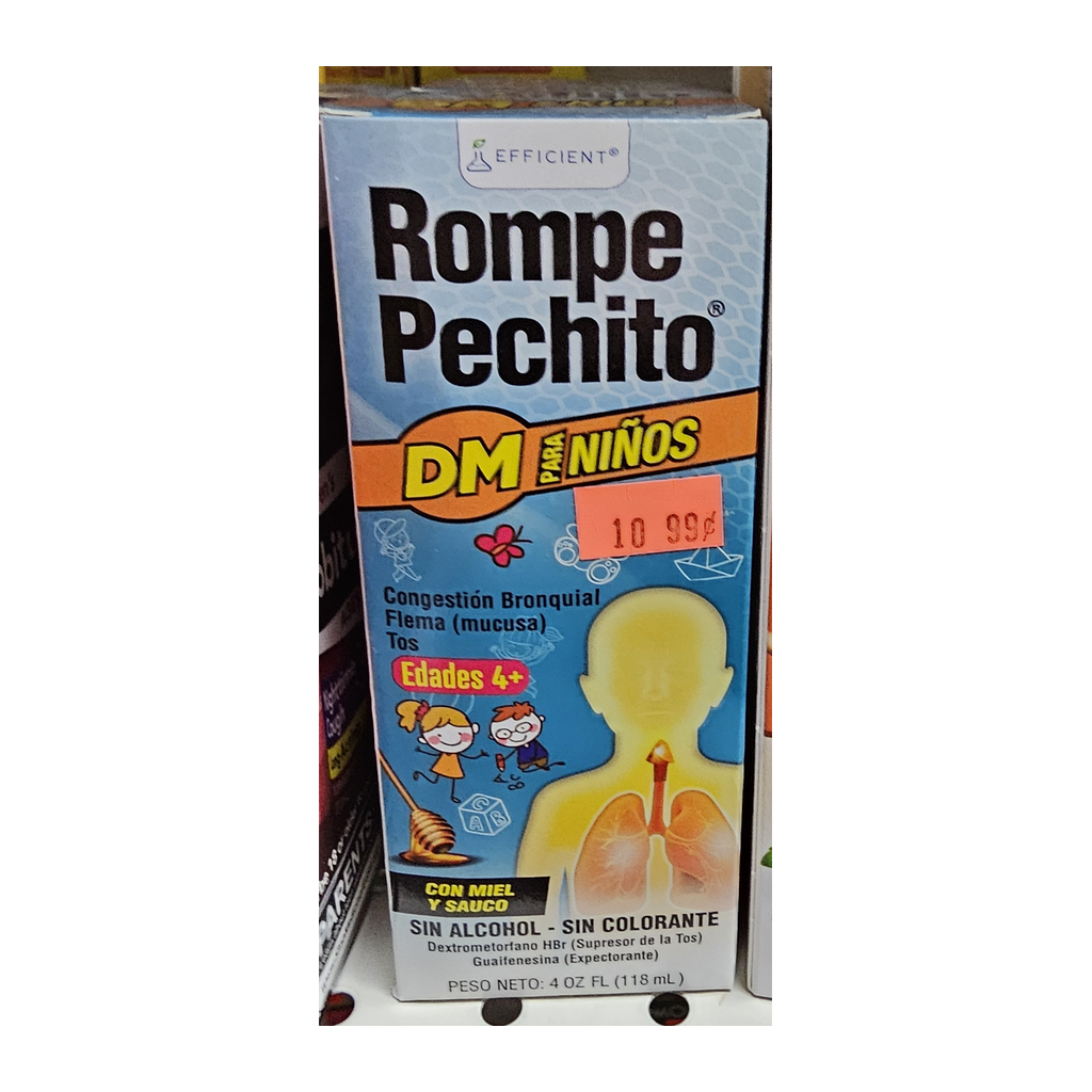 Rompe Pechito DM Niños Jarabe — 118 mL