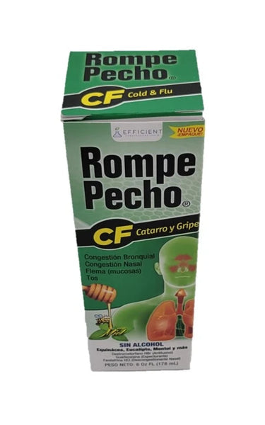 Rompe Pecho - Cf Cough & Flu (Green) - 6 oz