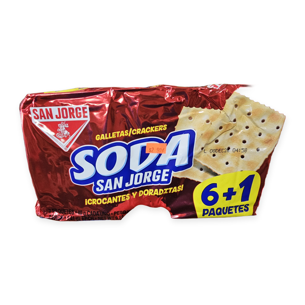 San Jorge Galletas Soda — 7 paquetes