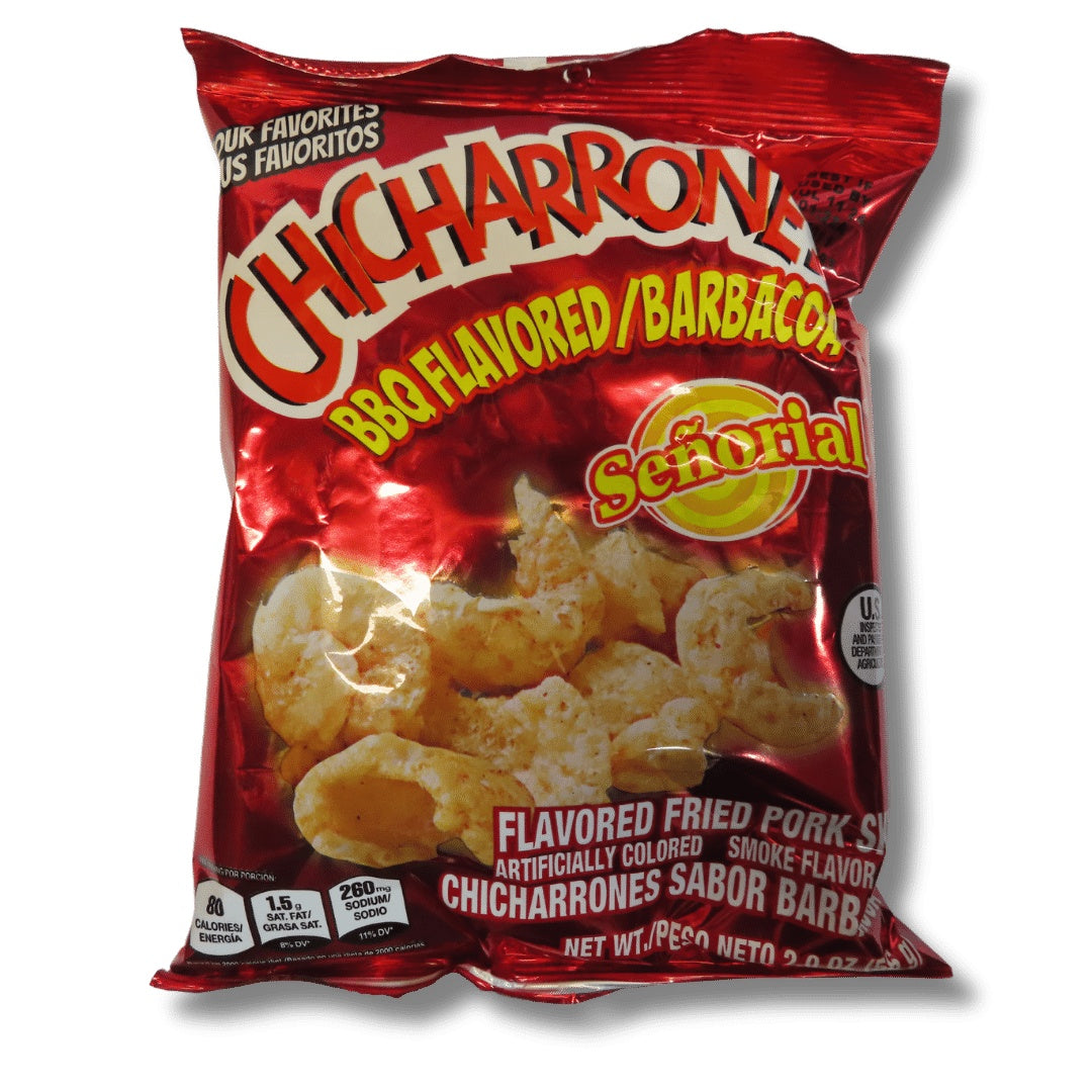 Señorial chicharrones BBQ — 56 g