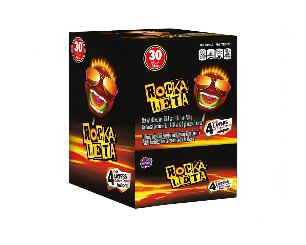 Sonrics Rockaleta paletas de tamarindo — caja de 30 paletas