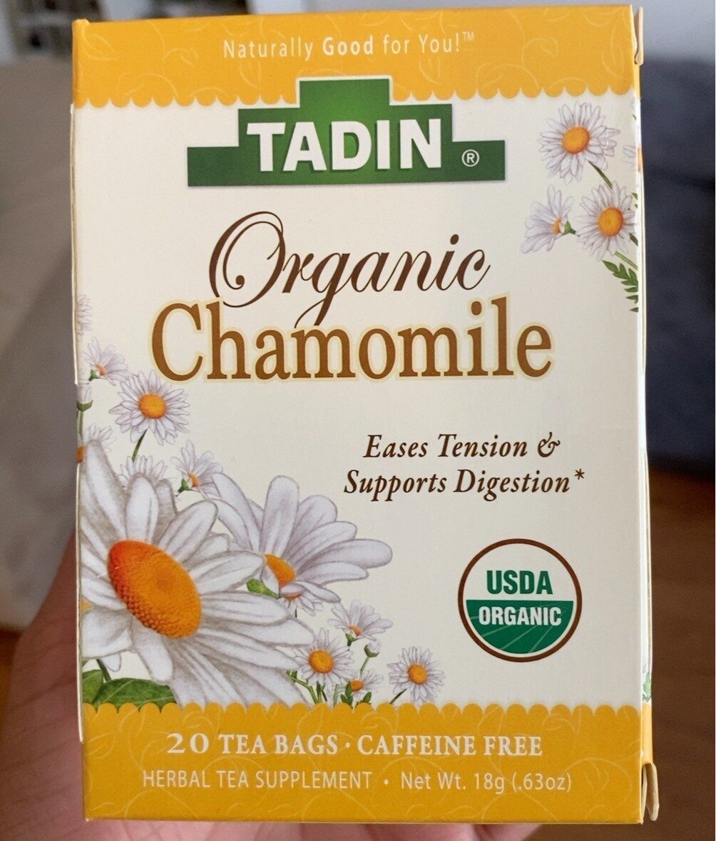 Tadin te de manzanilla organica 20 bolsas 18 g