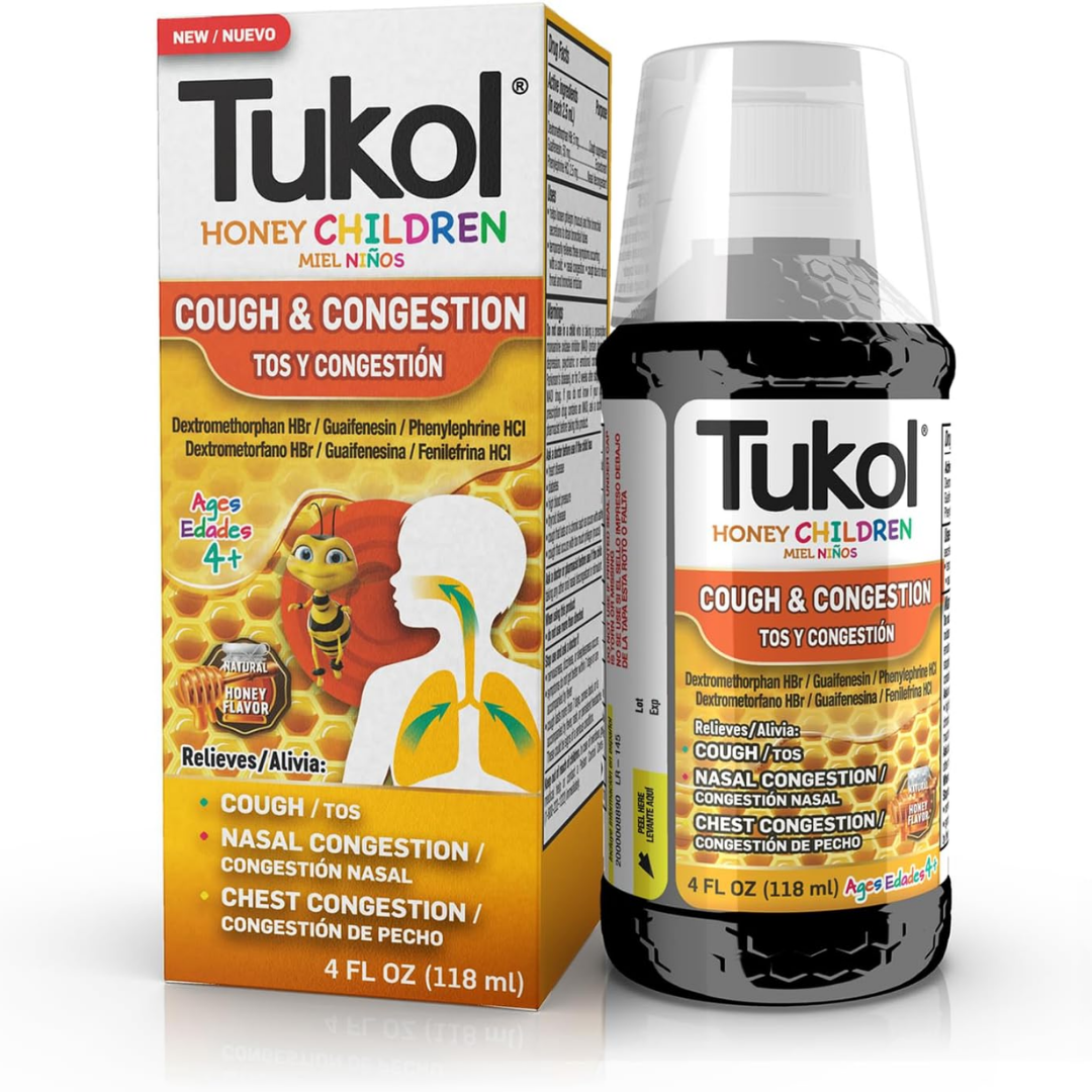 Tukol Honey Children’s Cough Relief Syrup (4 Ounces)