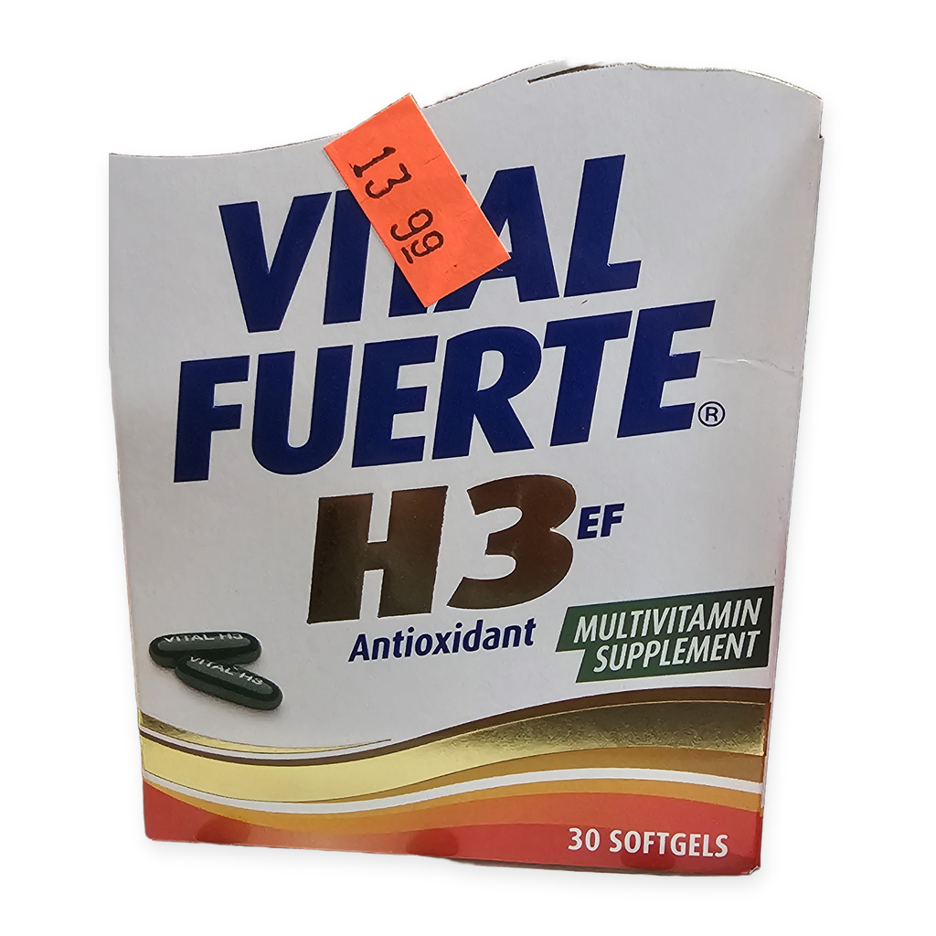 Vital Fuerte H3F Multivitamínico — 30 cápsulas blandas